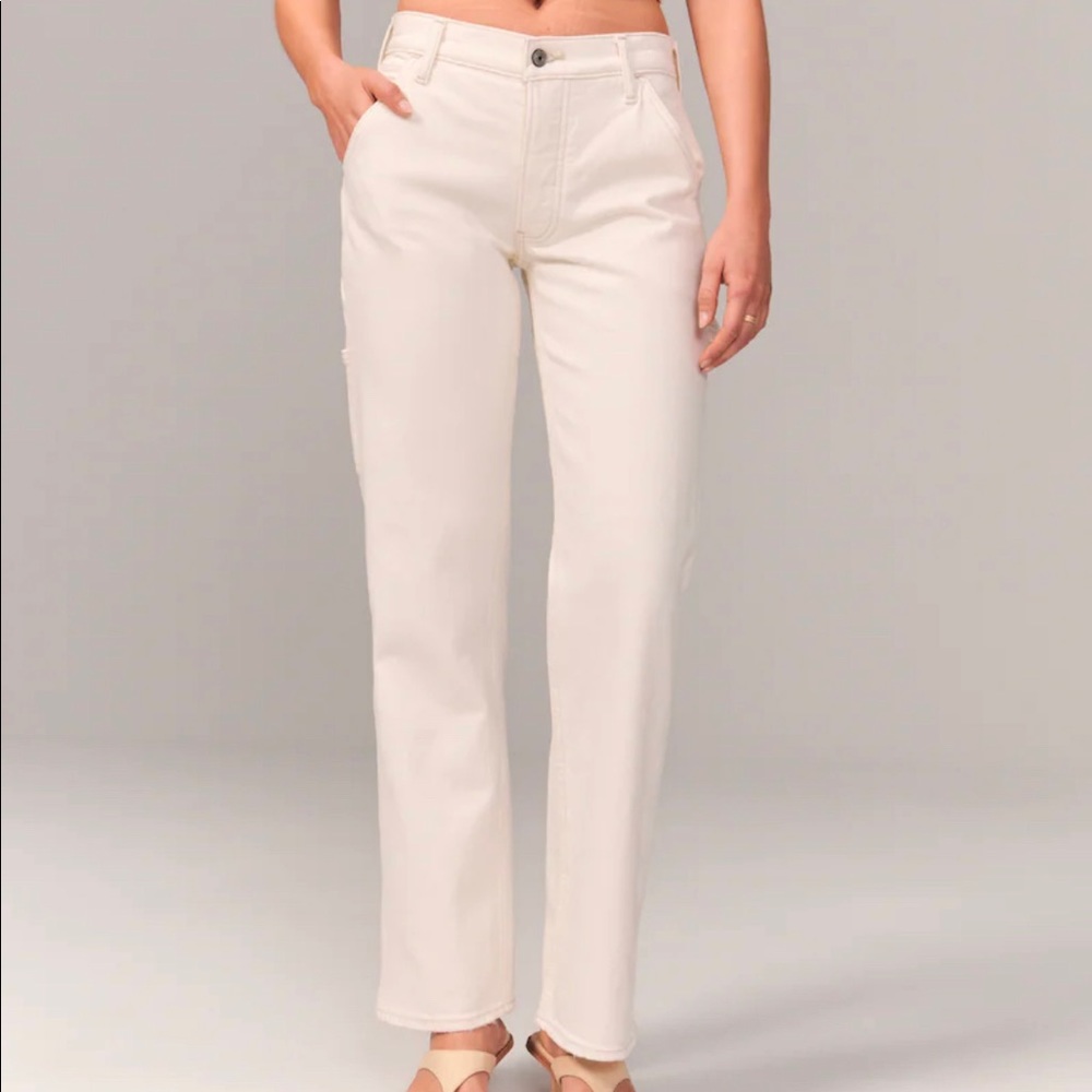 Low rise carpenter jeans Abercrombie and Fitch